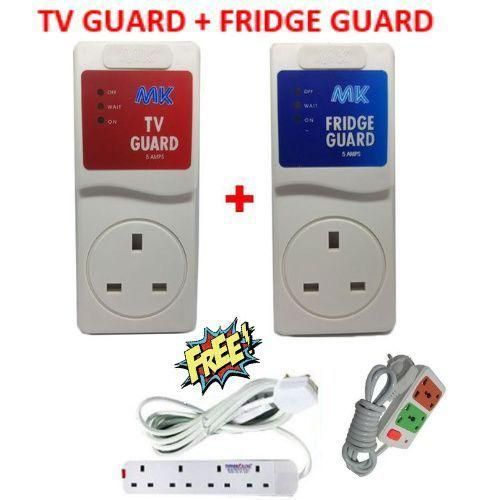 MK TV Guard +Fridge Guard + FREE 4way Power Extension + 2 way Power Extension