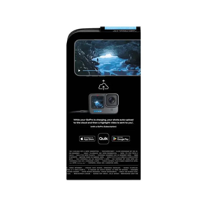 GoPro Hero 12 Black with Sandisk Extreme 64GB MicroSD Card & Carry Case Bundle