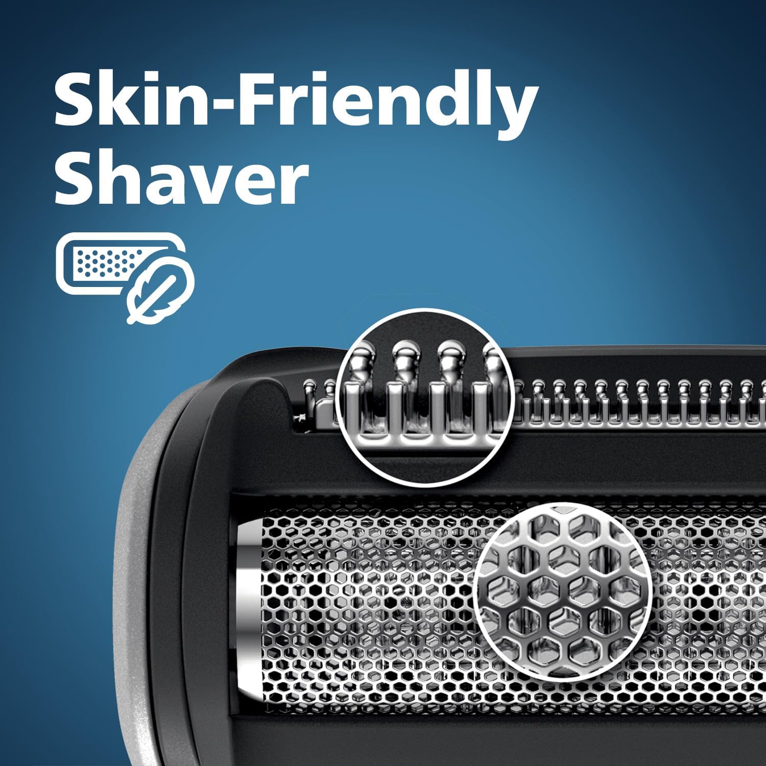 Philips Bodygroom 5000 Series | Body Groomer for Men | With Back Attachment | Skin-Friendly Shaver | Full Body Grooming | Bi-directional Trimmer | Black with Silver | BG5020/13
