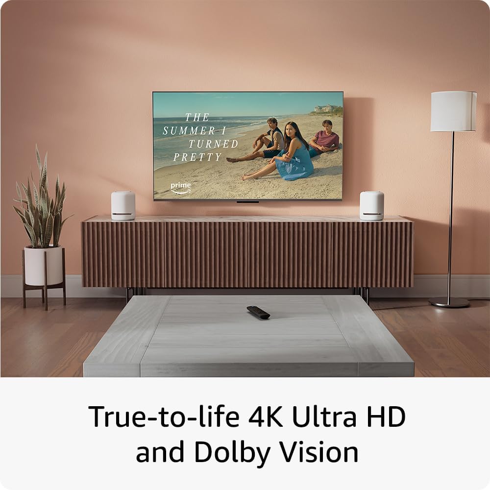 Amazon Fire TV Stick 4K Max (2nd Generation) streaming device 16GB supports Wi-Fi 6E with Dolby Atmos and Dobly Vision