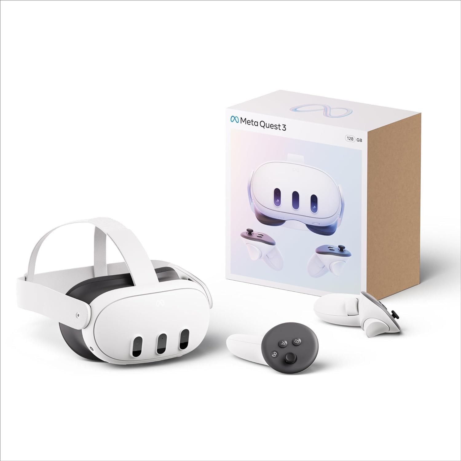 Meta Quest 3 Advanced All-In-One VR Headset 128GB White