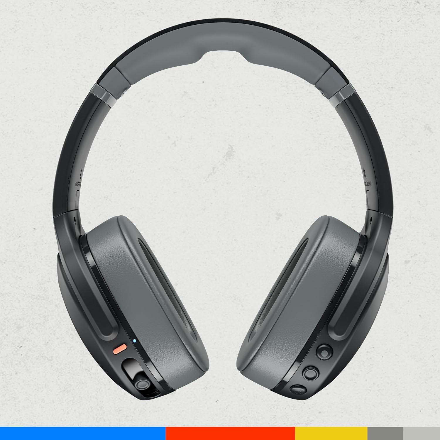 Skullcandy Crusher Evo Over-Ear Wireless Bluetooth Headphones with Sensory Bass, 40 Hr Battery, Microphone, Works with iPhone Android