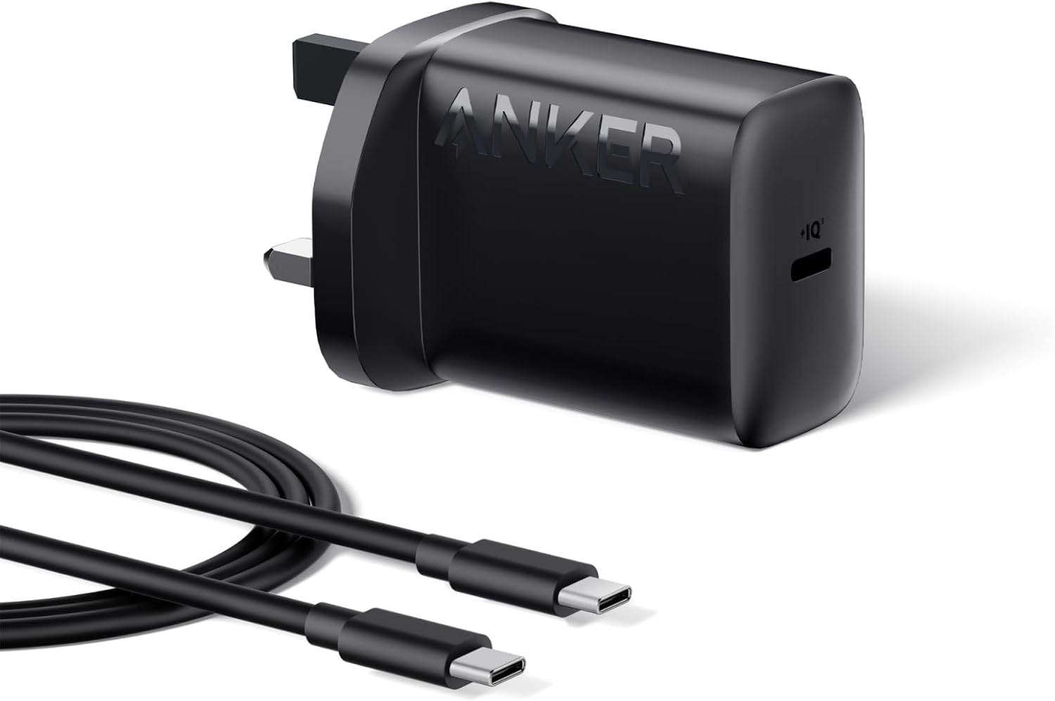 Anker USB C Plug, 25W USB C Charger with USB-C Cable, Supports PPS Fast Charging for iPhone 16/16 Pro/16 Pro Max/15, Samsung S25/S24+/S24/S23 Ultra/S23+/S23/S22/S21/S20/Note20(5 ft Cable Included)