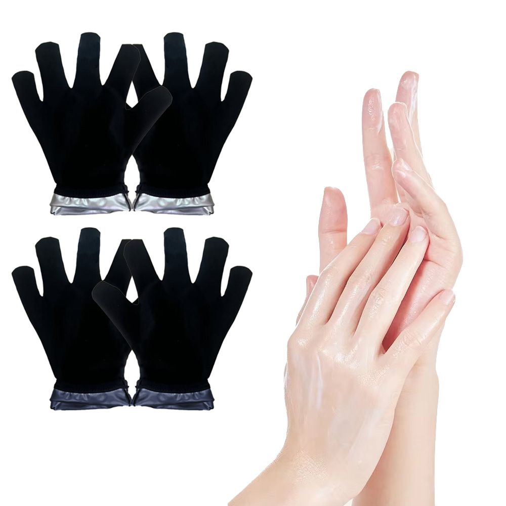 Women's Sauna gloves and foot covers, sauna-friendly, heat-retaining, anti-drying, moisturizing, smooth coating, sweat-inducing