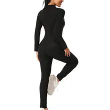Ladies' Full Body Sweat Suit - Shapewear Sauna Jumpsuit for Fat Burning.Women's sportswear, sweat suits, running suits, body shaping suits, sauna suits, buttock-lifting yoga bodysuits