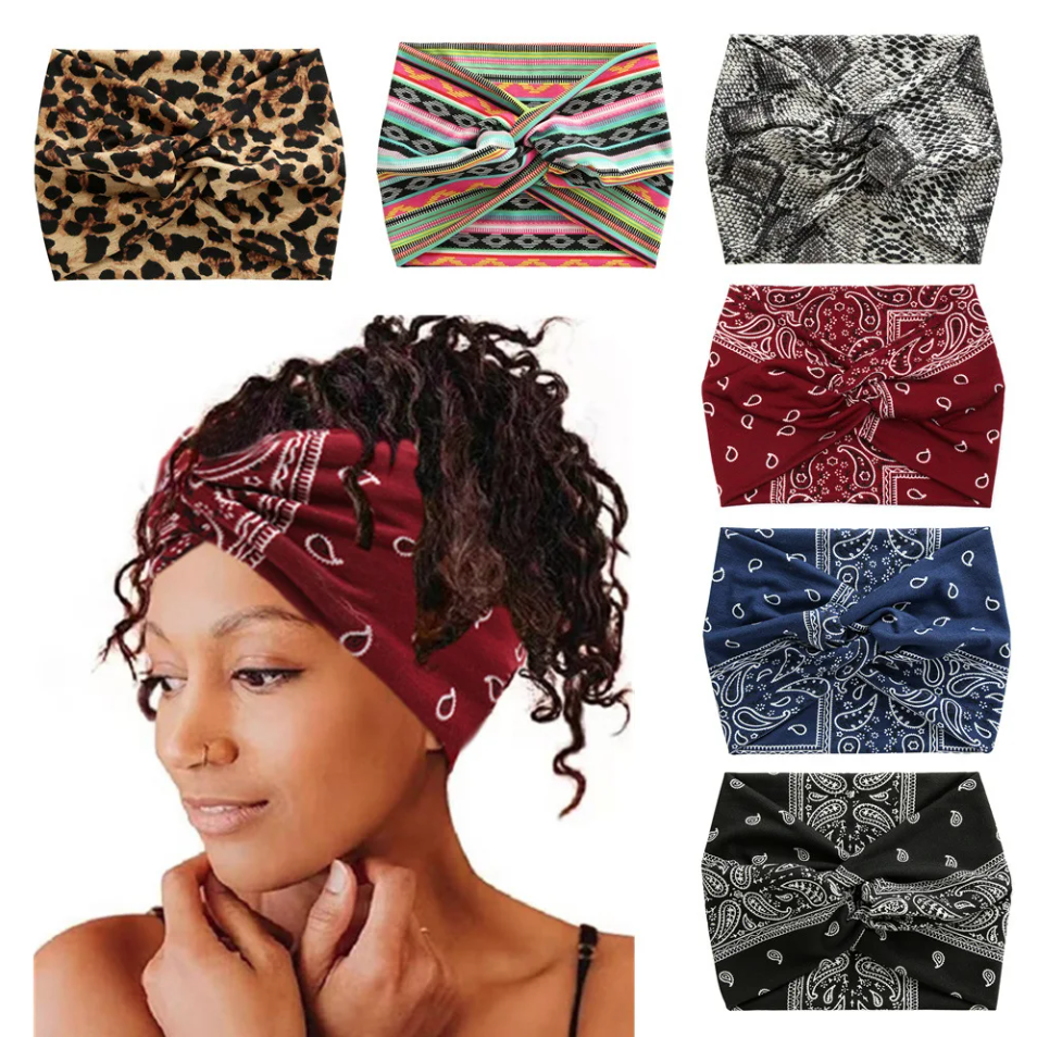 Women's 18CM Wide Headband - Non-Slip Yoga Sports Headband Sweat Absorbent Elastic Running Fitness Hair Accessories