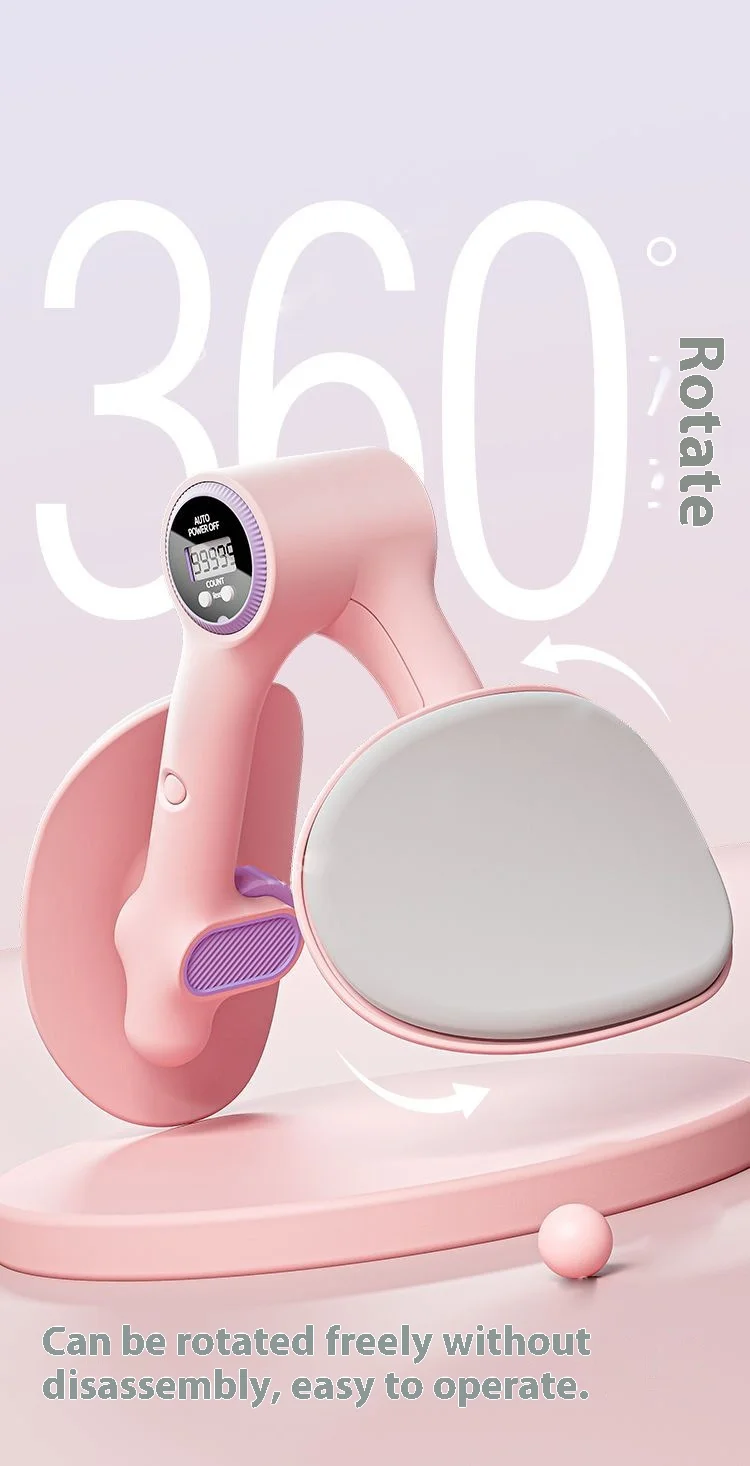 [🎁Gift+Digital display] Pelvic Floor Muscle Trainer with Counter Thigh Master Adjustable Leg Exercises Device for Postpartum Recovery,Leg Butt Training,Leg shaping device