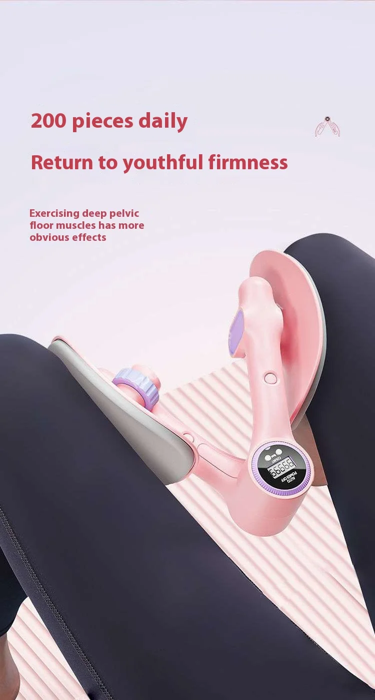 [🎁Gift+Digital display] Pelvic Floor Muscle Trainer with Counter Thigh Master Adjustable Leg Exercises Device for Postpartum Recovery,Leg Butt Training,Leg shaping device