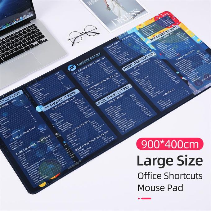 900*400mm Oversized Mouse Pad Starry Sky Anti-slip Keyboard Pad Desk Mat