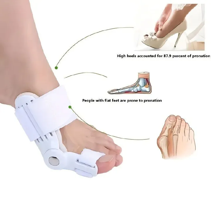 2Pcs Bunion Corrector For Women And Men Big Toe Relief Adjustable Splint Pads Orthopedic Straightener Separator Bunion Corrector Foot Health