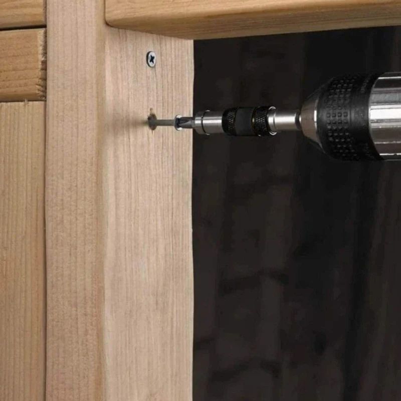 1PCS 1/4 "Hex Magnetic Ring Screwdriver Bits Drill Hand Tools Drill Bit Extension Rod Quick Change Holder Drive Guide Screw Drill Tip