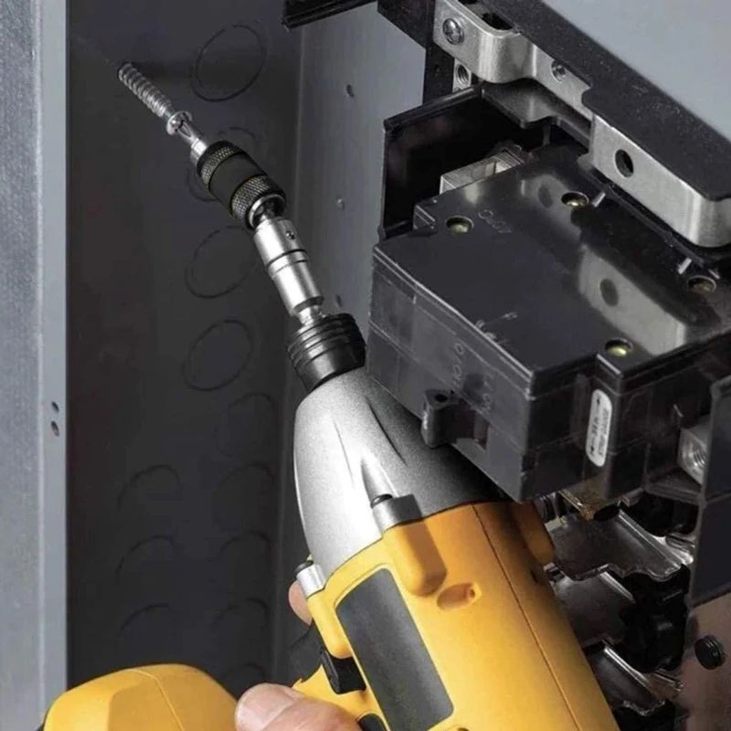 1PCS 1/4 "Hex Magnetic Ring Screwdriver Bits Drill Hand Tools Drill Bit Extension Rod Quick Change Holder Drive Guide Screw Drill Tip