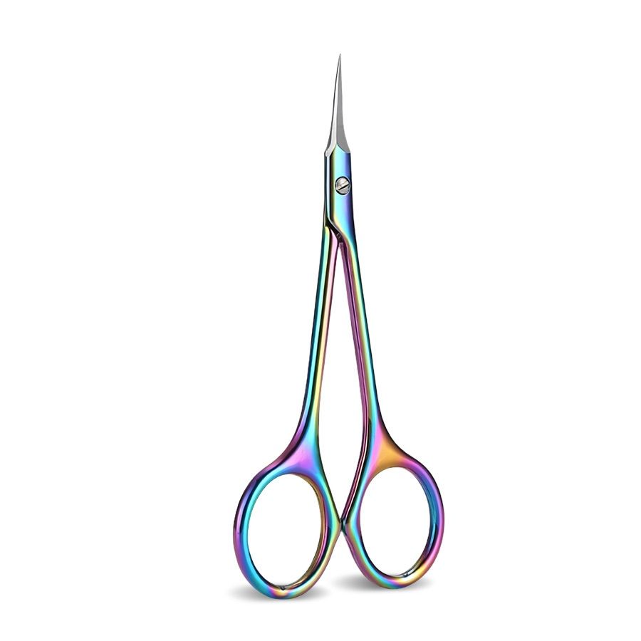 Stainless Steel Cuticle Scissors Dead Skin Remover For Nails Art Clippers Russian Nail Scissors Manicure Curved Tip Scissor