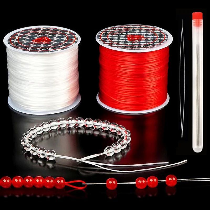 40M 0.8mm Jewelry Thread Stretch Elastic Beads Cord Crystal String Line Thread for Jewelry Making Beading Bracelets DIY Rope
﻿