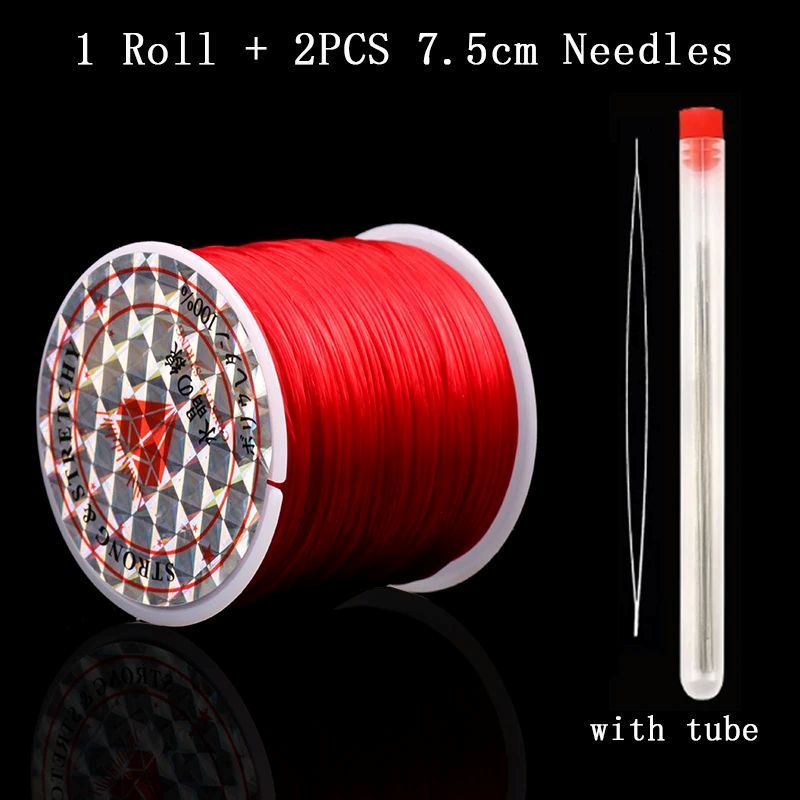 40M 0.8mm Jewelry Thread Stretch Elastic Beads Cord Crystal String Line Thread for Jewelry Making Beading Bracelets DIY Rope
﻿