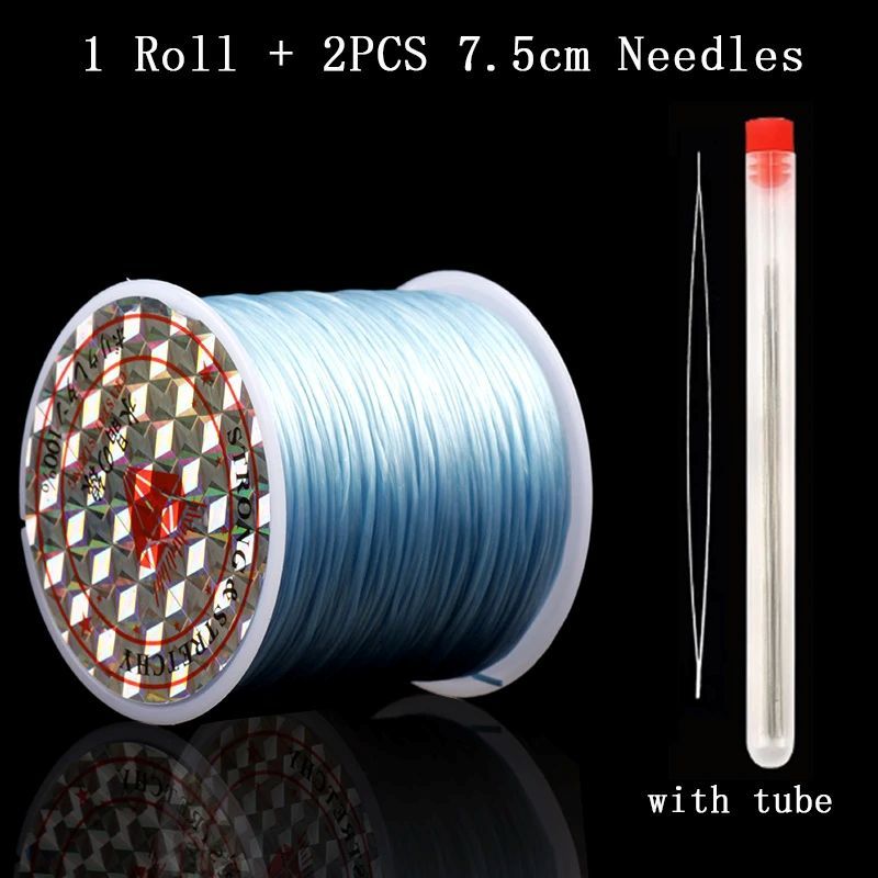 40M 0.8mm Jewelry Thread Stretch Elastic Beads Cord Crystal String Line Thread for Jewelry Making Beading Bracelets DIY Rope
﻿