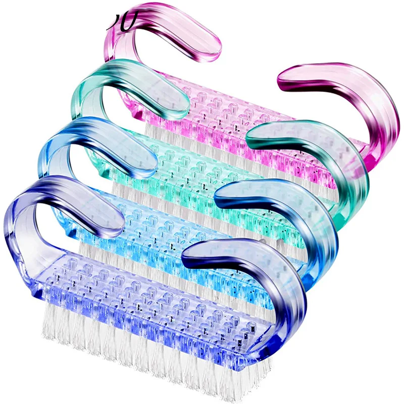 5Pcs Plastic Nail Brushes Mix Color Nail Hand Scrubbing Cleaning Brush Dust Cleaner Nail Art Manicure Soft Remover Tools
﻿