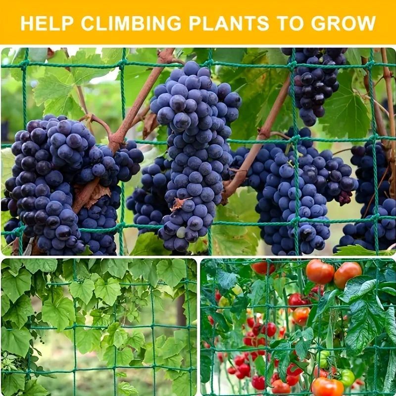 High-quality Garden Climbing Netting Strong Nylon Plant Trellis for Climbing Plants Loofah Morning Glory Flowers Cucumber Vine