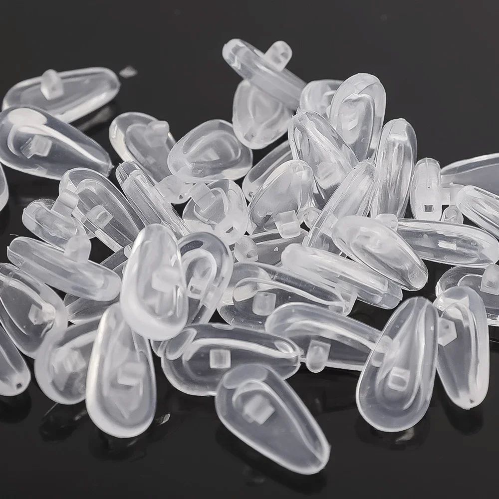 20Pcs/Set Silicone Glasses Nose Pad Airbag Soft Air Non-Slip Air Cushion Boles with Screws Screwdrivers Eyeglasses Accessories