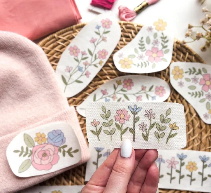 2 Sheets Stitching Embroidery Paper Water Soluble Embroidery Stabilizer Sewing DIY Handmade Embroidery Crafts Supplies Accessories