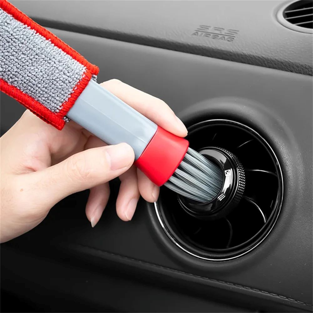 Car Air Conditioning Vent Cleaning Tool, Multi-purpose Vacuum Brush Multi-purpose Cleaning Brush Automotive Cleaning