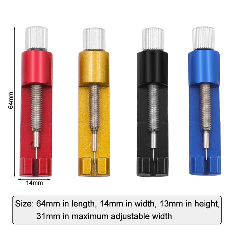 Metal Watch Band Strap Link Pin Remover Repair Tool Kit for Watchmakers with Pack of 3 Extra Pins Mini Watchband Tools