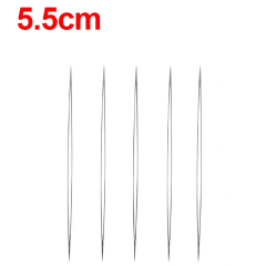 5pcs/set Open Big Eye Beading Needles for Making Necklace Bracelet DIY Stainless Steel Self Threading Bead Tools Jewelry Pins