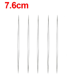 5pcs/set Open Big Eye Beading Needles for Making Necklace Bracelet DIY Stainless Steel Self Threading Bead Tools Jewelry Pins