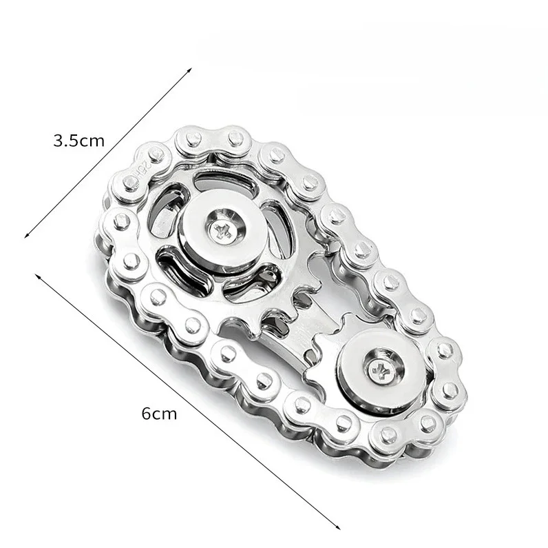 Metal Fidget Spinner Office Desk Toy Stress Relief Gears Hand Spinner for Adults desk decoration home decor Relieve stress relax