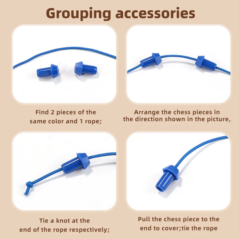 New Rope Breaking Battle Challenge Puzzle Toy Knot Toy Children's Rope Decoding Game Logic Training