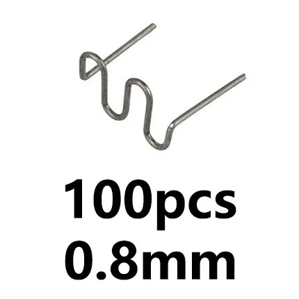 100-600Pcs Auto Plastic Repair Welding Nails Car Bumper Repair Welded Stud Precut Wave Nails Machine Welding Hot Stapler