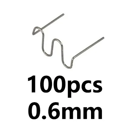 100-600Pcs Auto Plastic Repair Welding Nails Car Bumper Repair Welded Stud Precut Wave Nails Machine Welding Hot Stapler