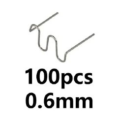 100-600Pcs Auto Plastic Repair Welding Nails Car Bumper Repair Welded Stud Precut Wave Nails Machine Welding Hot Stapler
