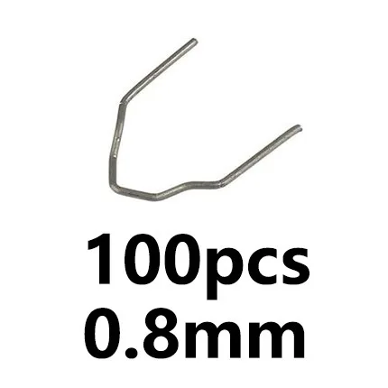 100-600Pcs Auto Plastic Repair Welding Nails Car Bumper Repair Welded Stud Precut Wave Nails Machine Welding Hot Stapler