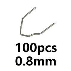100-600Pcs Auto Plastic Repair Welding Nails Car Bumper Repair Welded Stud Precut Wave Nails Machine Welding Hot Stapler