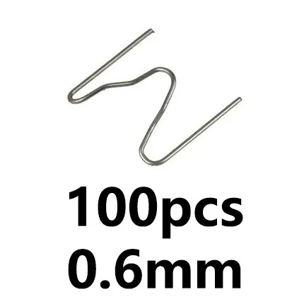 100-600Pcs Auto Plastic Repair Welding Nails Car Bumper Repair Welded Stud Precut Wave Nails Machine Welding Hot Stapler