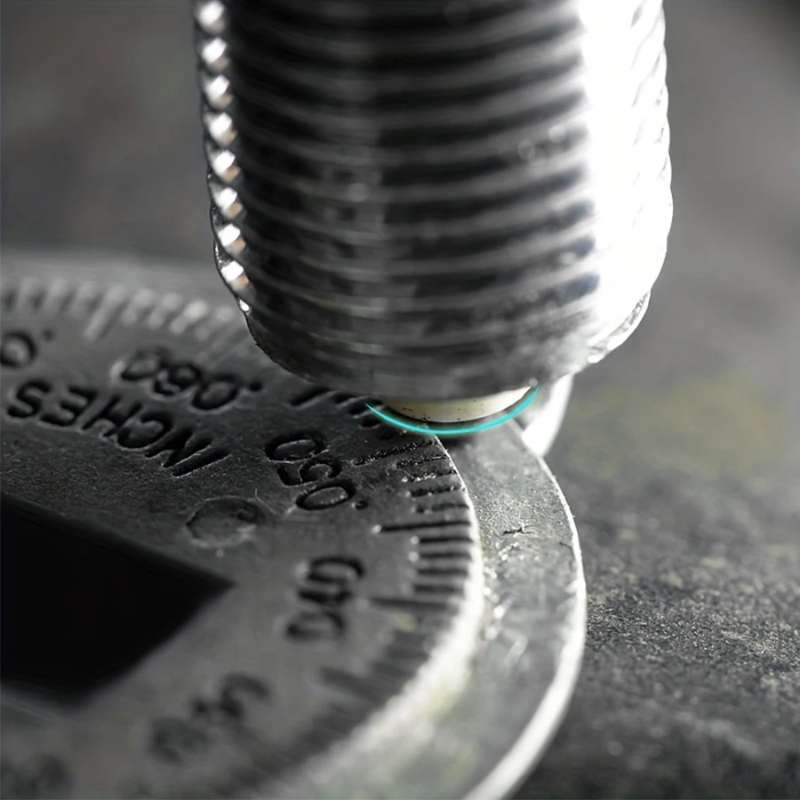 2PC 0.6-2.4mm Range Coin-Type Spark Plug Gage Gap Tool Feeler Spark Plug Gap Measurement Tool