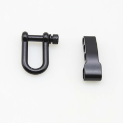 1 Pair Zinc Alloy U-shaped Buckle O-shaped Buckle Adjustment Buckle Accessories Umbrella Rope Bracelet Tools Survival Bracelet Metal Buckle Jewelry