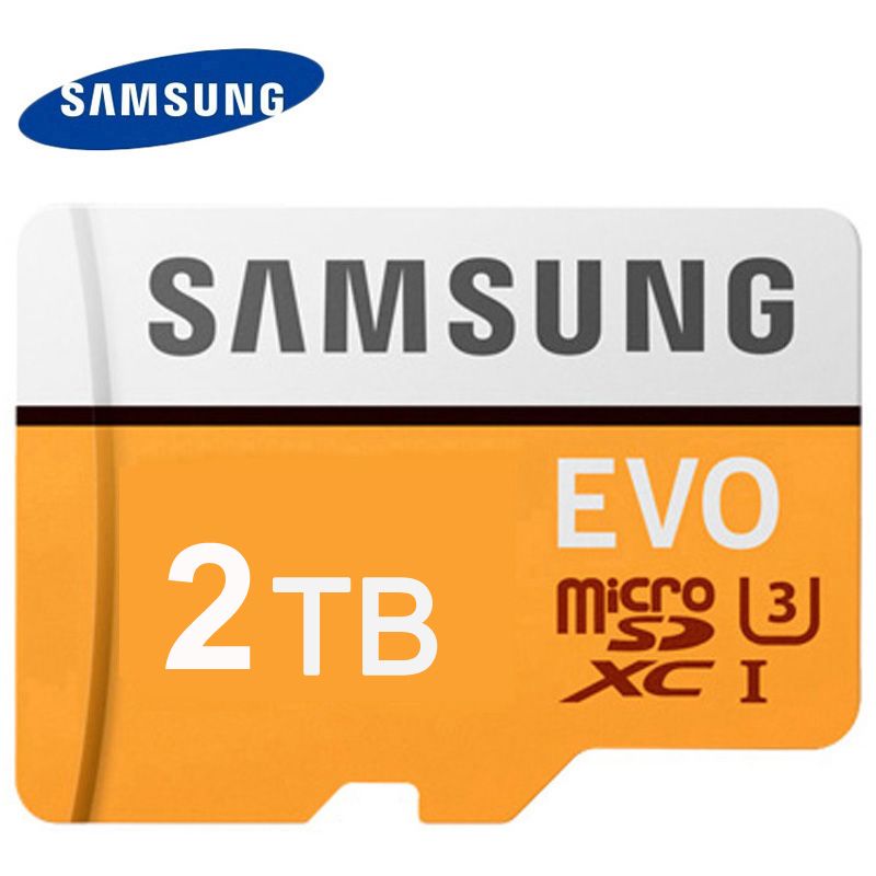 SAMSUNG EVO U3 256GB 512GB 16GB 32GB 64GB 128GB 1TB 2TB Memory Card Micro SD 16G 32G 64G 128G 256G 512G 1T 2T Class 10 TF Mini Microsd Card