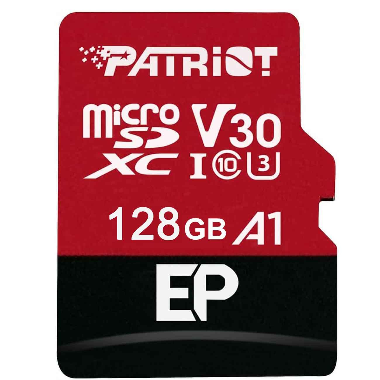 PATRIOT A1 U3 V30 256GB 512GB 16GB 32GB 64GB 128GB 1TB 2TB Memory Card Micro SD 16G 32G 64G 128G 256G 512G 1T 2T Class 10 TF Mini Microsd Card for Camera Cellphone