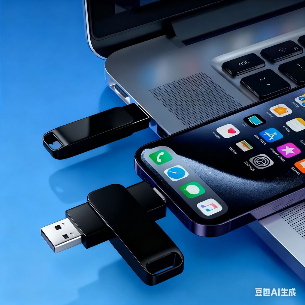 2in1 OTG 1TB USB3.2 Flash Drive Disk Metal Pen Drive Stick U Disk Flashdisk Pendrive USB+Type-C 1T Black