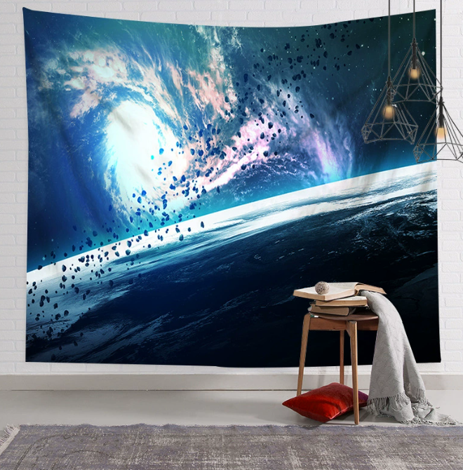 Galaxy Hanging Wall Tapestry Hippie Retro Home Decor Yoga Beach Towel 150x130cm/200x150cm