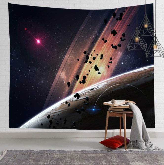 Galaxy Hanging Wall Tapestry Hippie Retro Home Decor Yoga Beach Towel 150x130cm/200x150cm