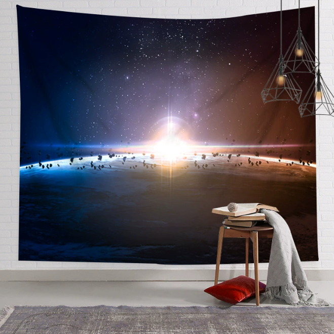 Galaxy Hanging Wall Tapestry Hippie Retro Home Decor Yoga Beach Towel 150x130cm/200x150cm