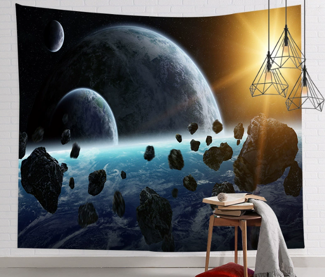 Galaxy Hanging Wall Tapestry Hippie Retro Home Decor Yoga Beach Towel 150x130cm/200x150cm