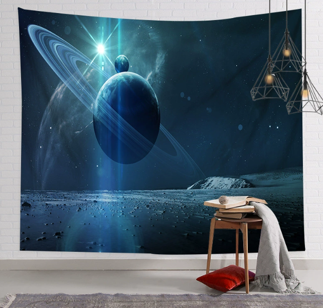 Galaxy Hanging Wall Tapestry Hippie Retro Home Decor Yoga Beach Towel 150x130cm/200x150cm