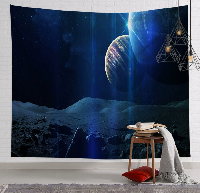 Galaxy Hanging Wall Tapestry Hippie Retro Home Decor Yoga Beach Towel 150x130cm/200x150cm