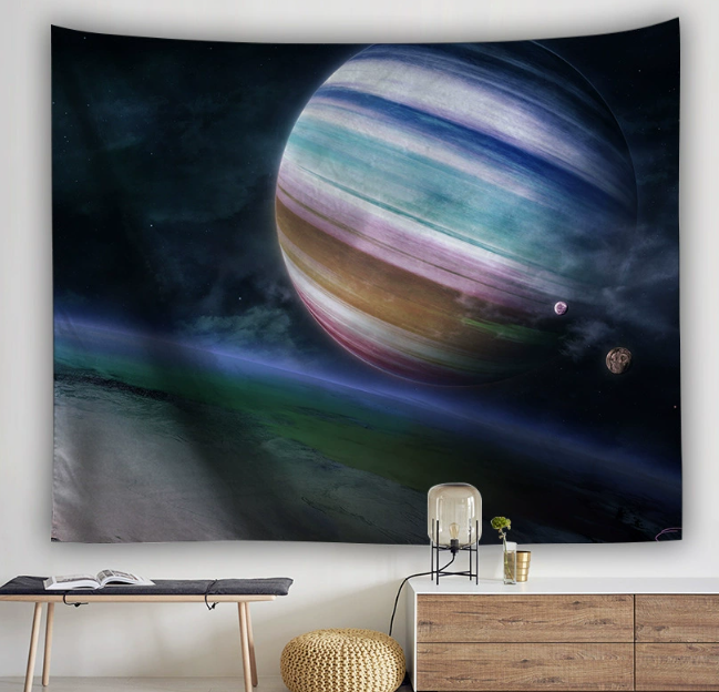 Galaxy Hanging Wall Tapestry Hippie Retro Home Decor Yoga Beach Towel 150x130cm/200x150cm