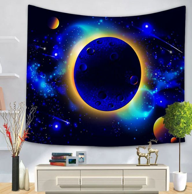 Galaxy Hanging Wall Tapestry Hippie Retro Home Decor Yoga Beach Towel 150x130cm/200x150cm