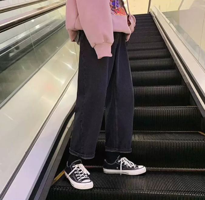 Men Stylish Ripped Jean Pants Biker Skinny Slim Straight Frayed Denim Trousers New Fashion Clothes